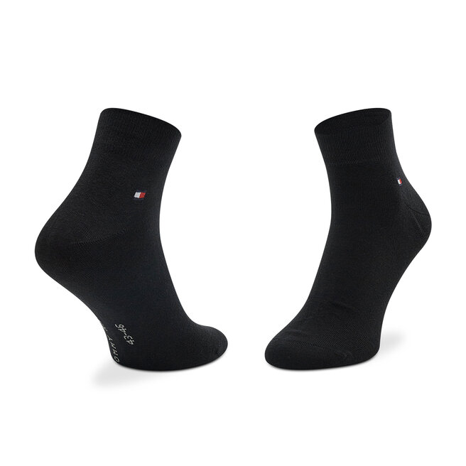 Tommy Hilfiger 2 pár férfi bokazokni Tommy Hilfiger 701218388 Black 001