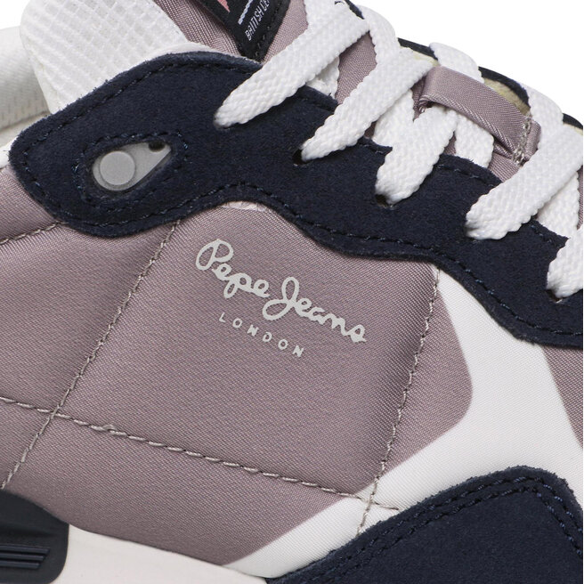 Pepe Jeans Sneakersy Pepe Jeans Britt Man Divided PMS30807 Blue/Black 996