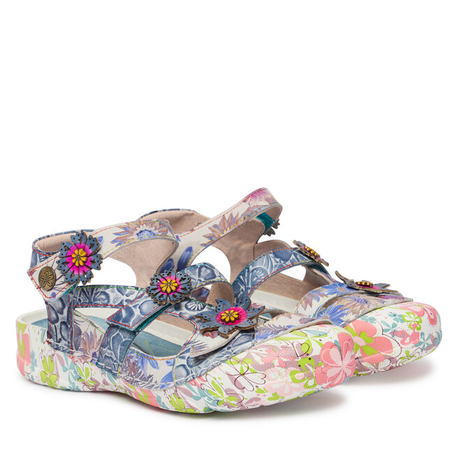 Sandały Laura Vita Beczierso 33 Niebieski - kobiece