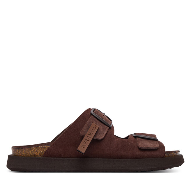 Klapki D.Franklin DFSH407001 Brązowy -