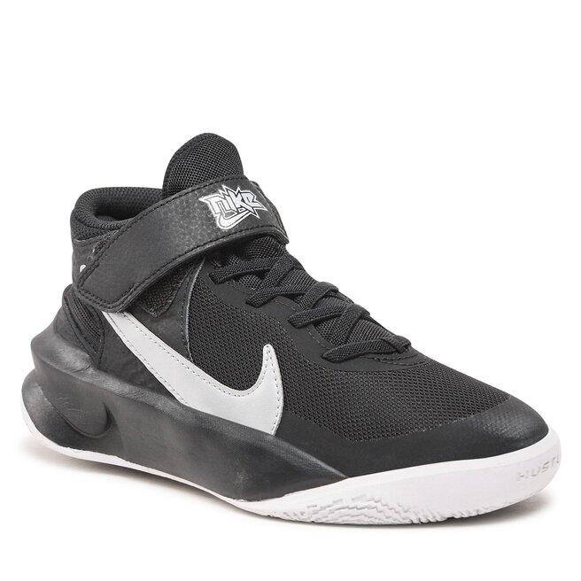 Nike Scarpe Nike Team Hustle D 10 Flyease (GS) DD7303 004 Black/Metallic Silver/Volt