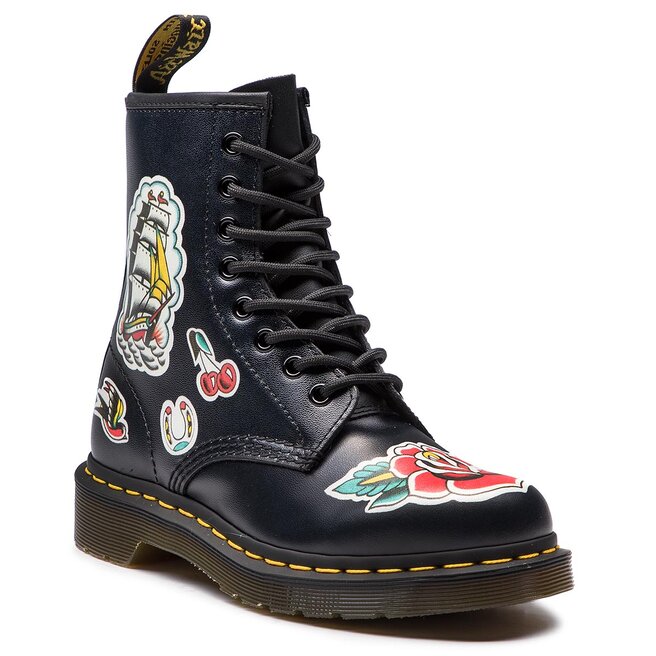 Kerzai Dr. Martens 1460 Chris Lambert 24243001 Black/Multi • Www.eavalyne.lt