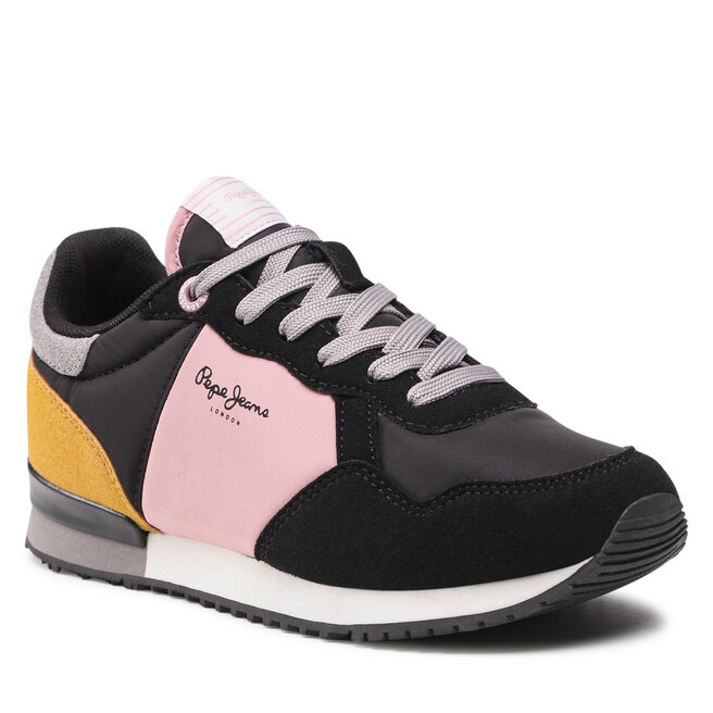 Comprar Deportiva baja plana Archie City negro Pepe Jeans envío 24/72h  online
