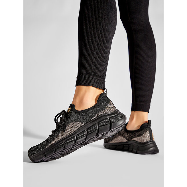 Skechers Scarpe Skechers BOBS SPORT Fall Sparks 117113/BKGD Black/Gold