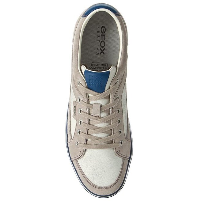 Robusto desenterrar Bienes Sneakers Geox U Box D U44R3D 02231 C1V1Z Shells/White | chaussures.fr