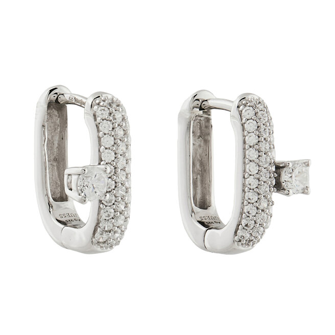 Kolczyki Guess JSBE04 - Srebrny