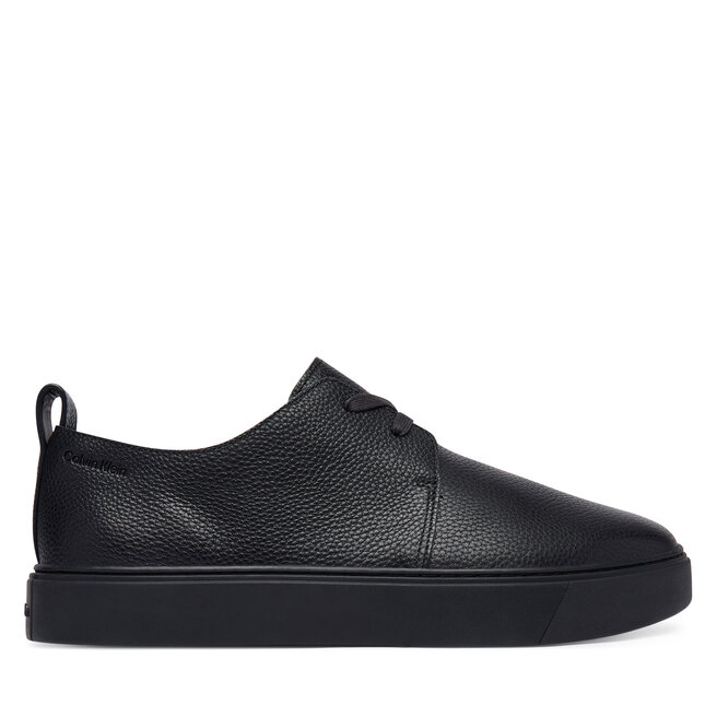 Półbuty Calvin Klein Hybrid Clean Derby Tum Lth HM0HM02185 Czarny - męskie