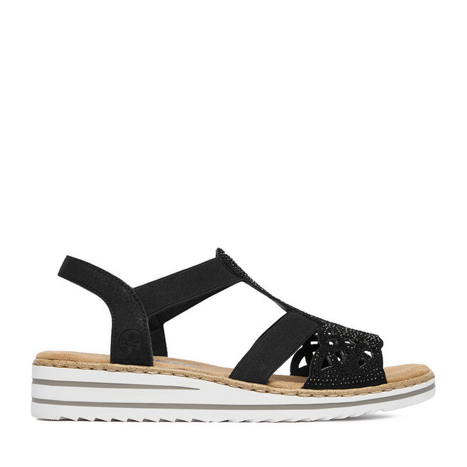 Sandały Rieker CEO-V0646-00 Czarny - kobiece