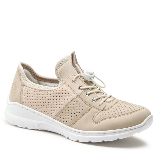 Sneakers Rieker L3254-62 Beige Kombi Beige imagine noua