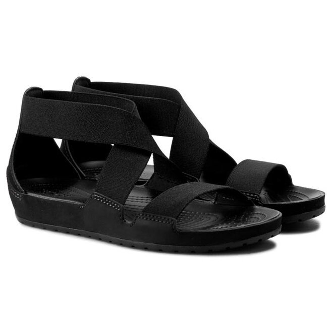 Crocs Anna Ankle Strap Sandal 203001 Black obuvki.bg