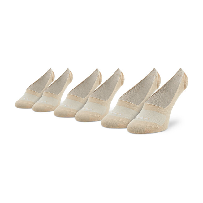 Fila Súprava 3 párov krátkych ponožiek unisex Fila F1278 Sand 306