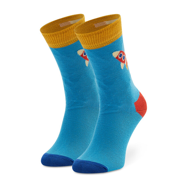 Happy Socks Κάλτσες Ψηλές Παιδικές Happy Socks KROK01-6000 Μπλε