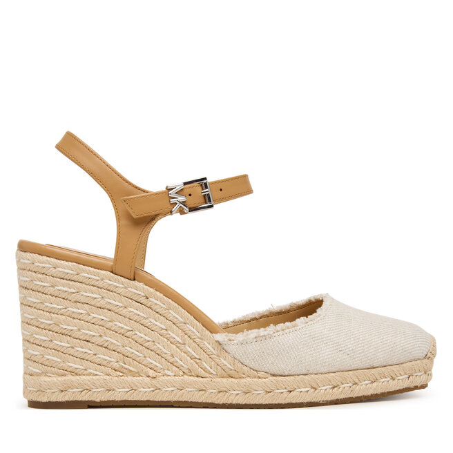 Espadryle MICHAEL Michael Kors Kenzie Wedge 40S6KZMS2D Kremowy - kobiece
