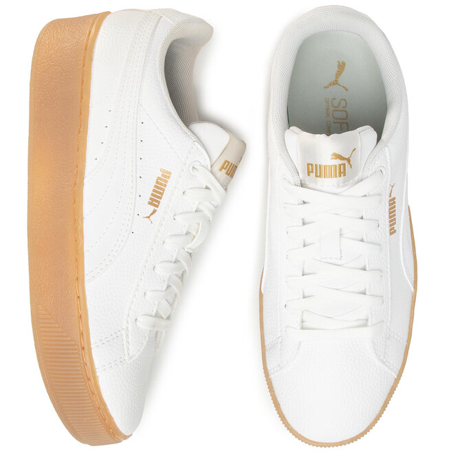 Laisvalaikio batai Puma Vikky Platform Vt 366805 01 Puma White/Puma White •  Www.eavalyne.lt