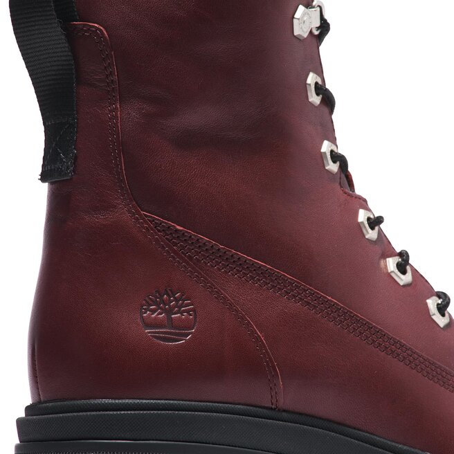 Timberland Bokacsizma Timberland Everleigh Boot 6In Laceup TB0A41U6C601 Burgundy Full Grain