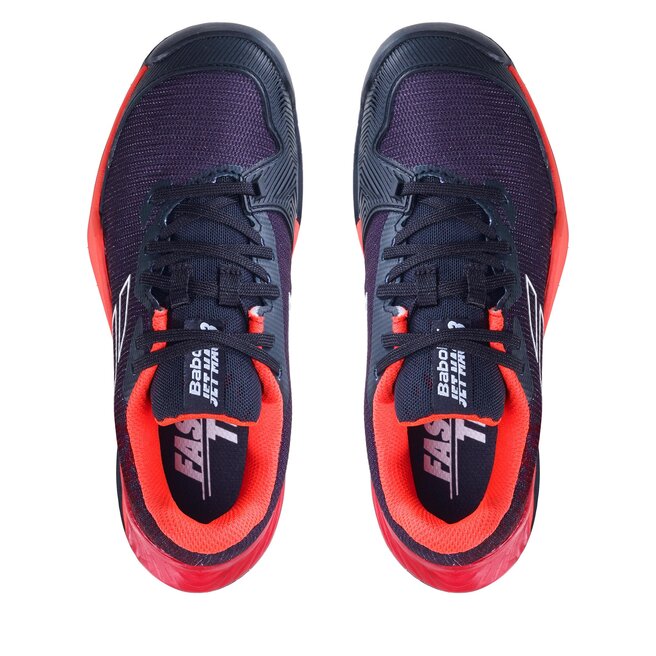 Babolat Cipő Babolat Jet Mach 3 All Court 33F23648 Black/Poppy Red