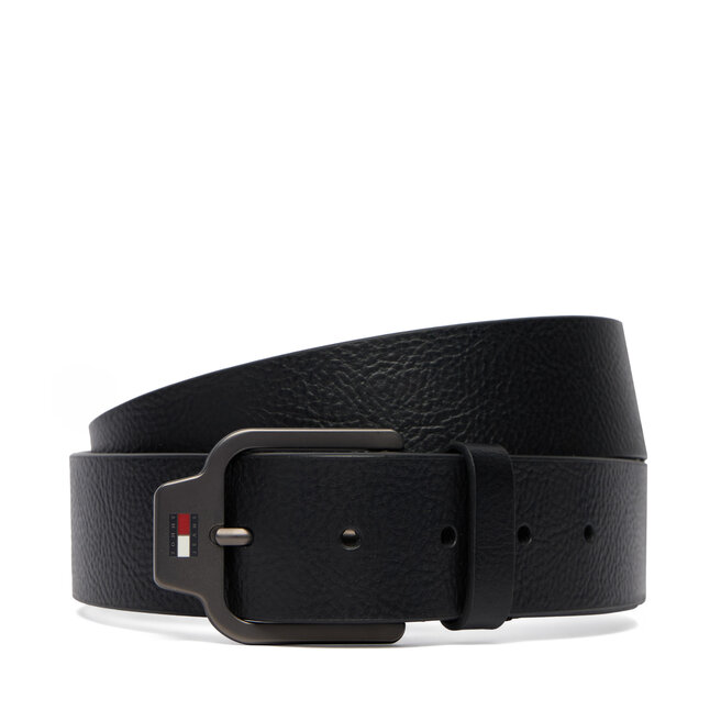 Pasek Tommy Jeans Tjm Scanton Seasonal 4.0 AM0AM14236 Czarny -