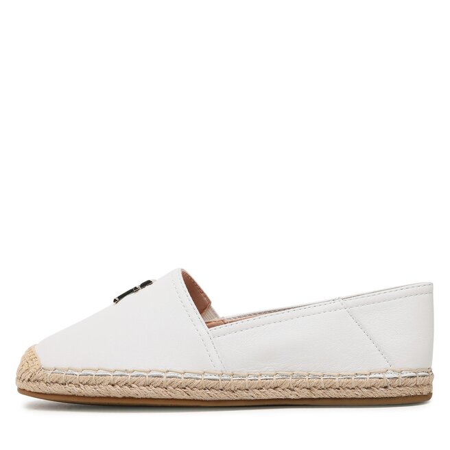 Truffle Collection - Pointure Large - Espadrilles Cloutées Avec Bride De Cheville Noir