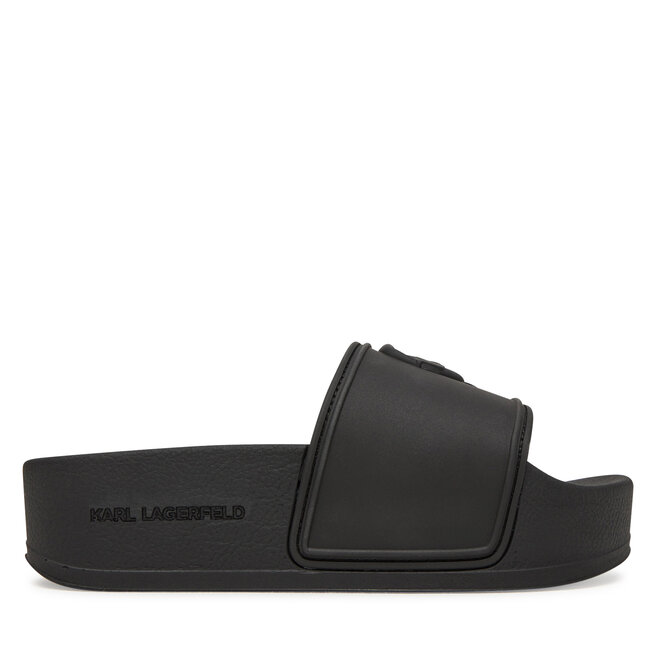 Klapki KARL LAGERFELD Kondo Maxi - Czarny