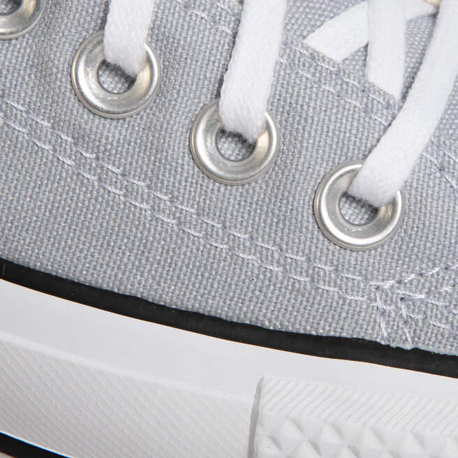 Sneakers Converse Ctas Lift Ox 566757C Wolf Grey/White/Black •  Www.chaussures.fr