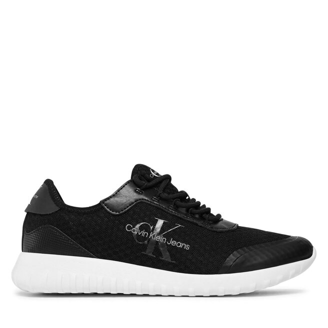 Sneakersy Calvin Klein Jeans Eva Runner Monologo - Czarny