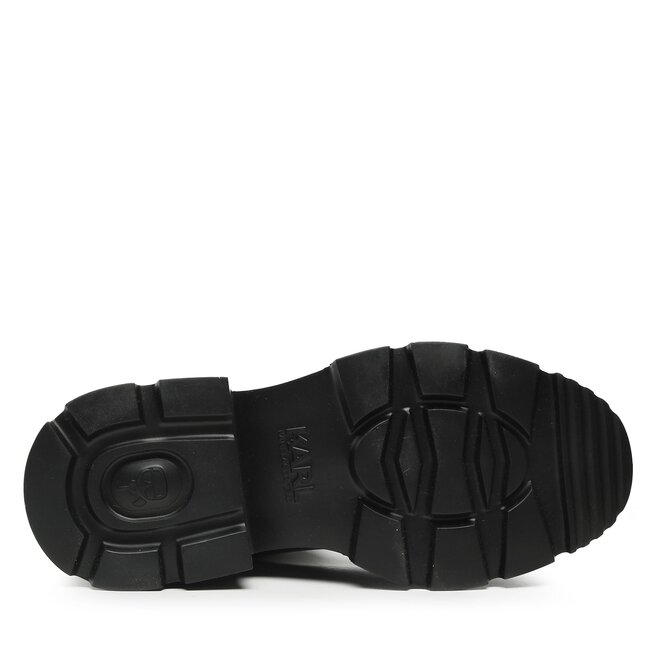 KARL LAGERFELD Cizme KARL LAGERFELD KL45090 Dark Brown Lthr