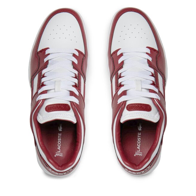 Lacoste Sneakersy Lacoste Court Cage 746SFA0041 Wht/Burg 2G1