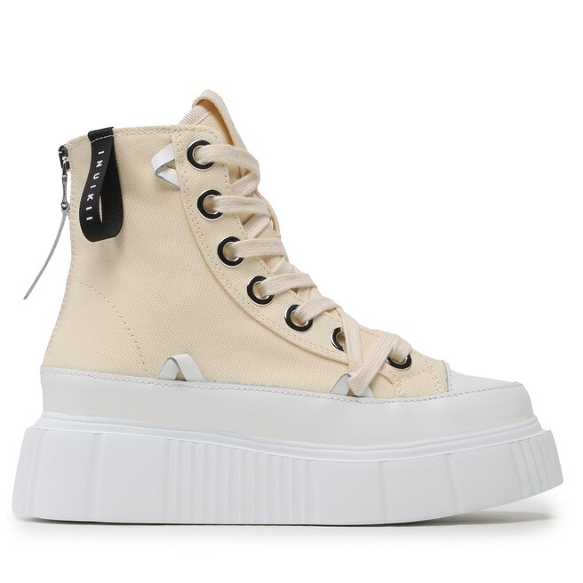Sneakersy Inuikii Matilda Canvas - Beżowy