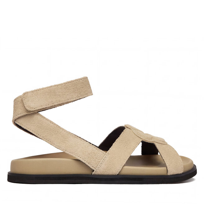 Sandały BOSS Freyah 50563358 Beżowy - kobiece