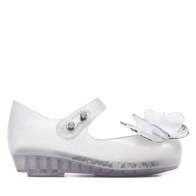 Baleriny Melissa Mini Melissa Ultragirl Fly III Bb - Srebrny
