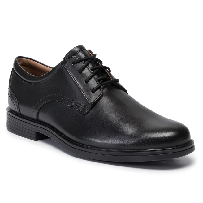 Pantofi Clarks Un Aldric Lace 261326777 Black Leather