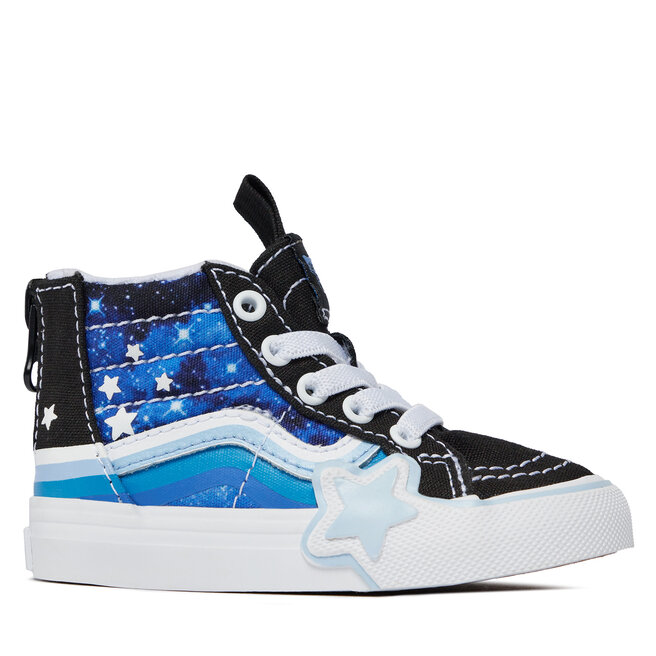 Sneakersy Vans Sk8-Hi Zip Rainbow Star - Czarny
