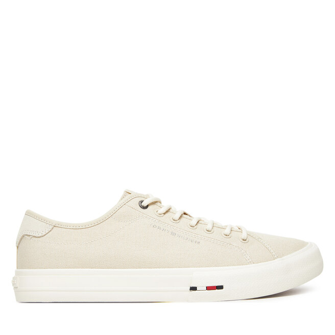 Tenisówki Tommy Hilfiger Hi Vulc Street Canvas - Beżowy