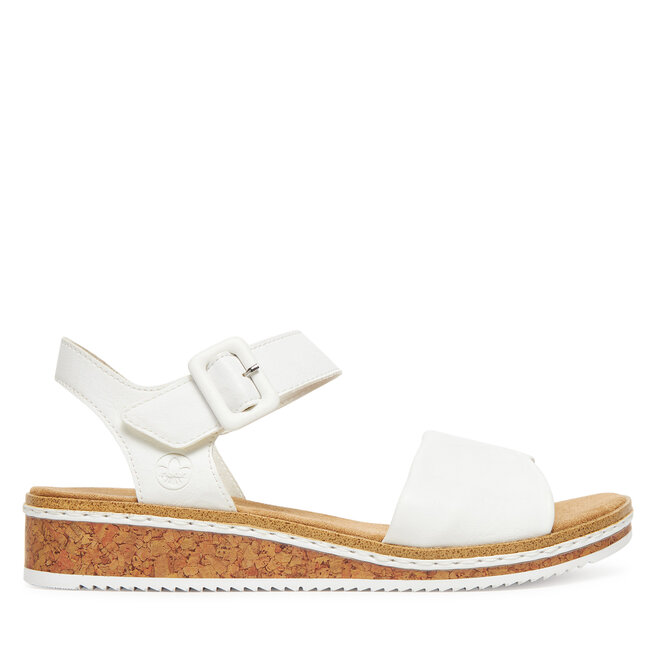 Sandały Rieker CEO-V3691-80 Biały - kobiece