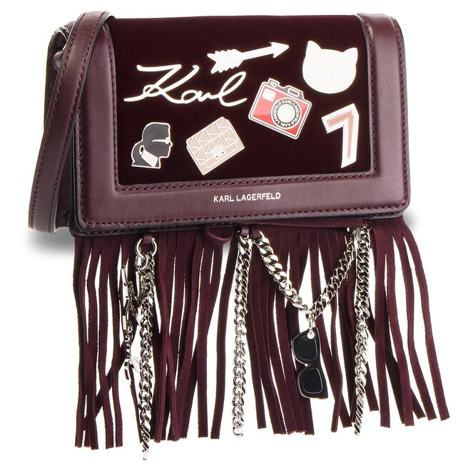 Sac karl sale lagerfeld bordeaux