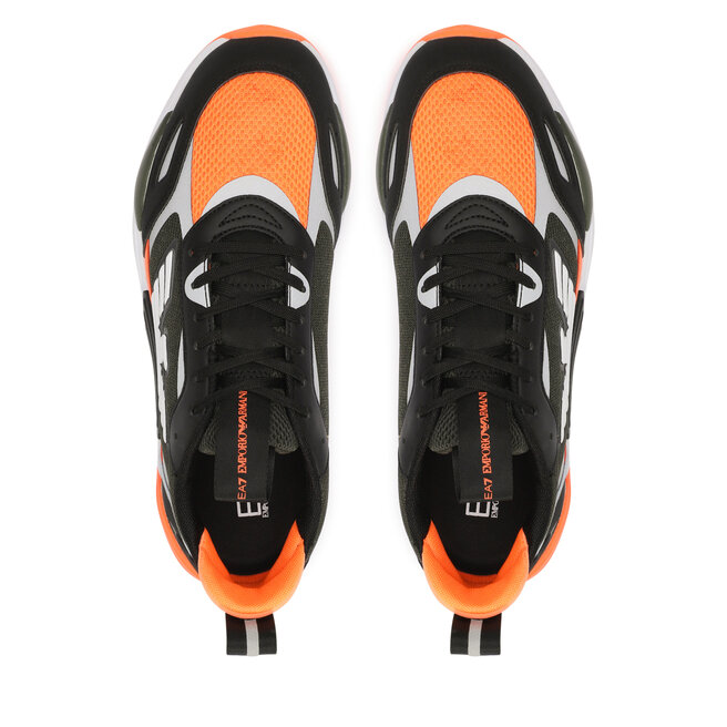 EA7 Emporio Armani Sneakers EA7 Emporio Armani X8X070 XK165 S918 Blk+Duff.Bag+Oran.Fl