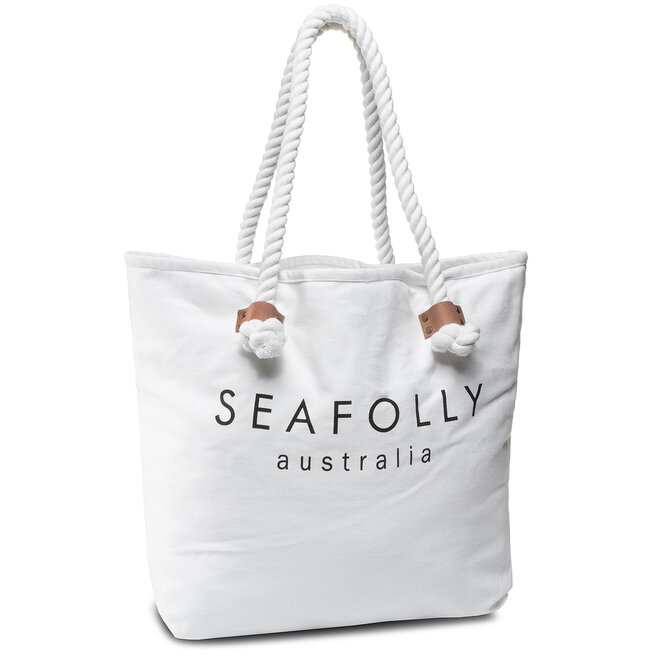 Geantă Seafolly Ship Sail Tote 71147-BG White