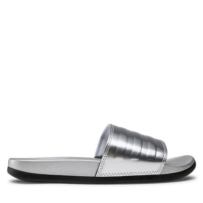 Adilette comfort slides silver metallic Clearance