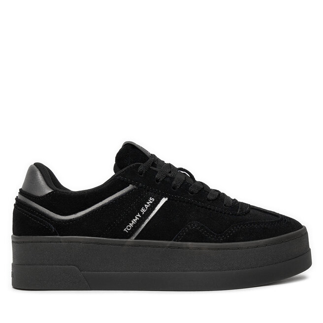 Sneakersy Tommy Jeans The Greenwich Flatform Elevated - Czarny