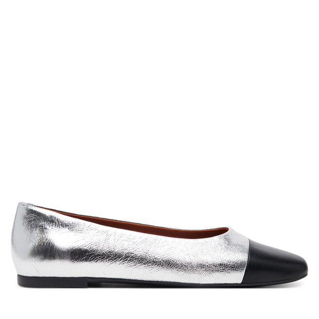 Baleriny Vagabond Shoemakers Jolin - Srebrny