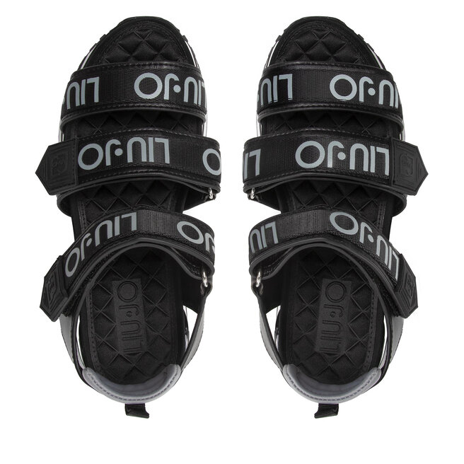 Liu Jo Sandalen Liu Jo Maxi Wonder Printed Sandal 7 BA2145 TX121 Black/Ciment S1084