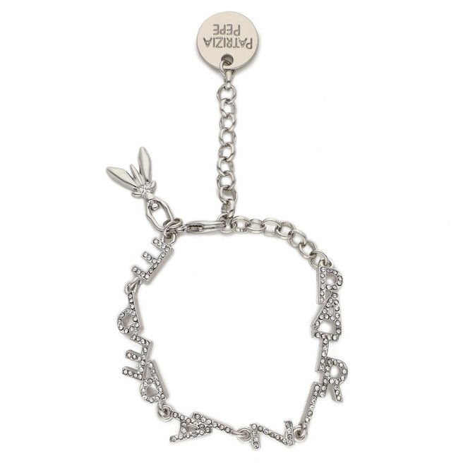 Patrizia Pepe Гривна Patrizia Pepe 8JA026/M009-J3AG Silver/Crystal