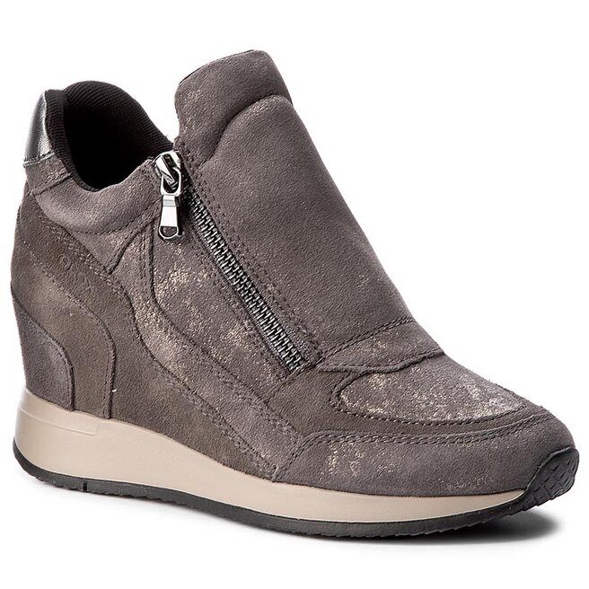 Marquesina bala pulgar Sneakers Geox D Nydame A D620QA 07722 C9002 Dk Grey • Www.zapatos.es