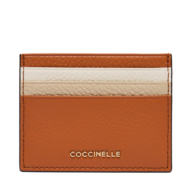 Etui na karty kredytowe Coccinelle M10 Metallic Tri Color E2 M10 12 95 01 Brązowy -