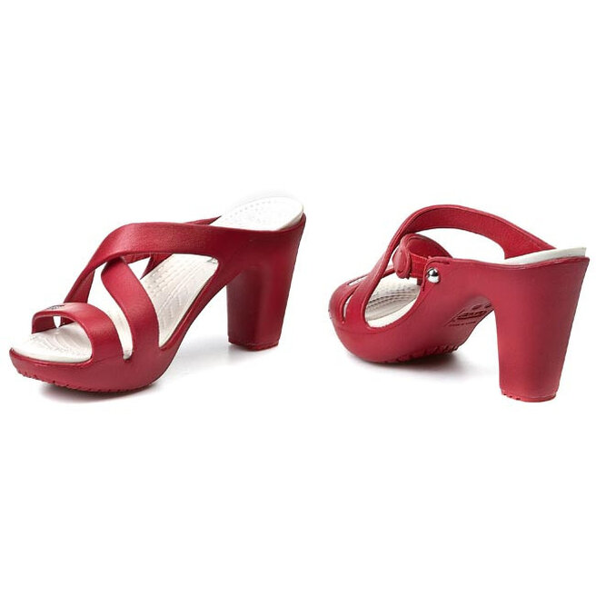 Crocs Cyprus IV Heel W 14558 Dark Red Oyster evzuttya