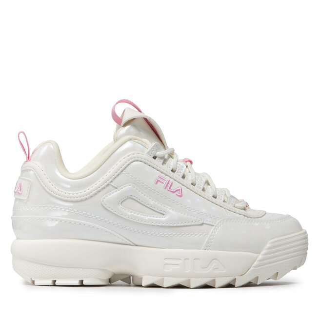 Sneakersy Fila Disruptor F Kids 1011081.96R M White Polkadot