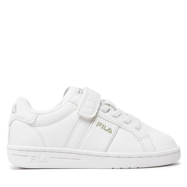 Sneakersy Fila Crosscourt Line Velcro Kids - Biały