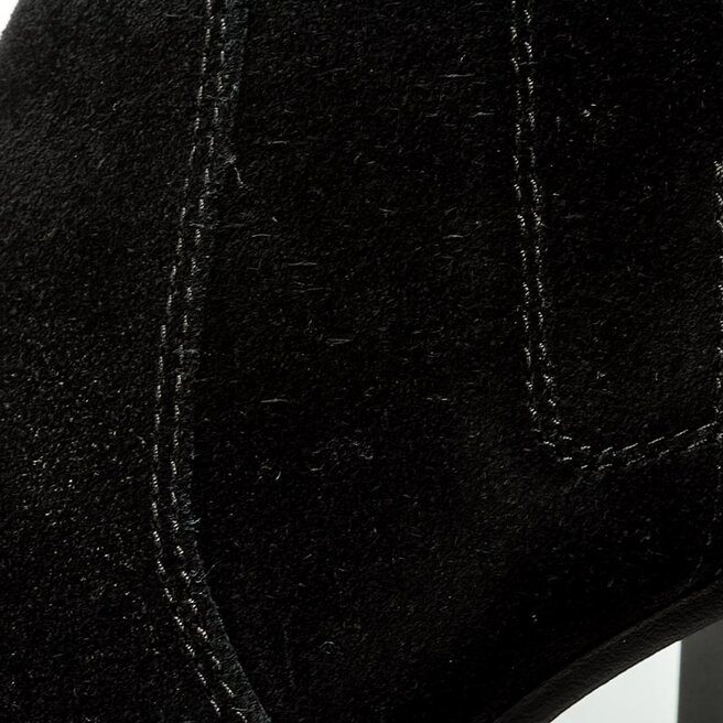 Botine Clarks Enfield Senya 261288474 Black Suede epantofi.ro