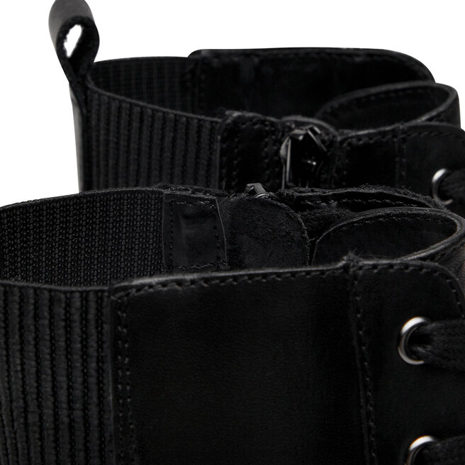 Latch hot sale black leather