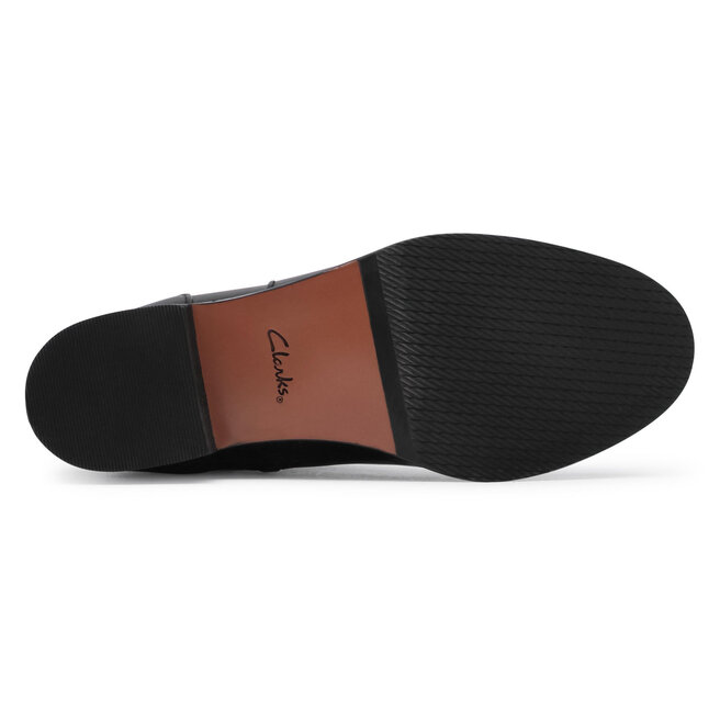 Clarks Bokacsizma Clarks Hamble Buckle 261510084 Black Leather